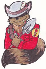 TF2 art! Done at Anthrocon 2010. Date is a guess.