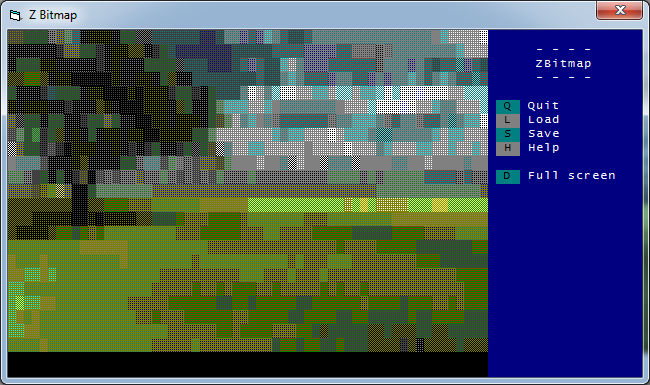 Z-Bitmap Interface