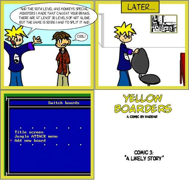 Yellow Boarders