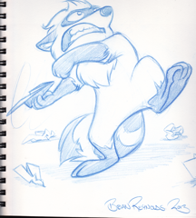 Sketched at Anthrocon 2013