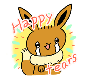 Pokemon Eevee Happy Sticker - Sticker Mania